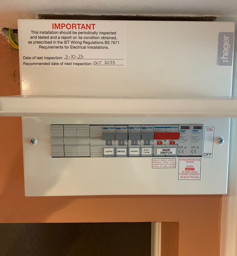 Consumer Unit Upgrade in Greenhithe